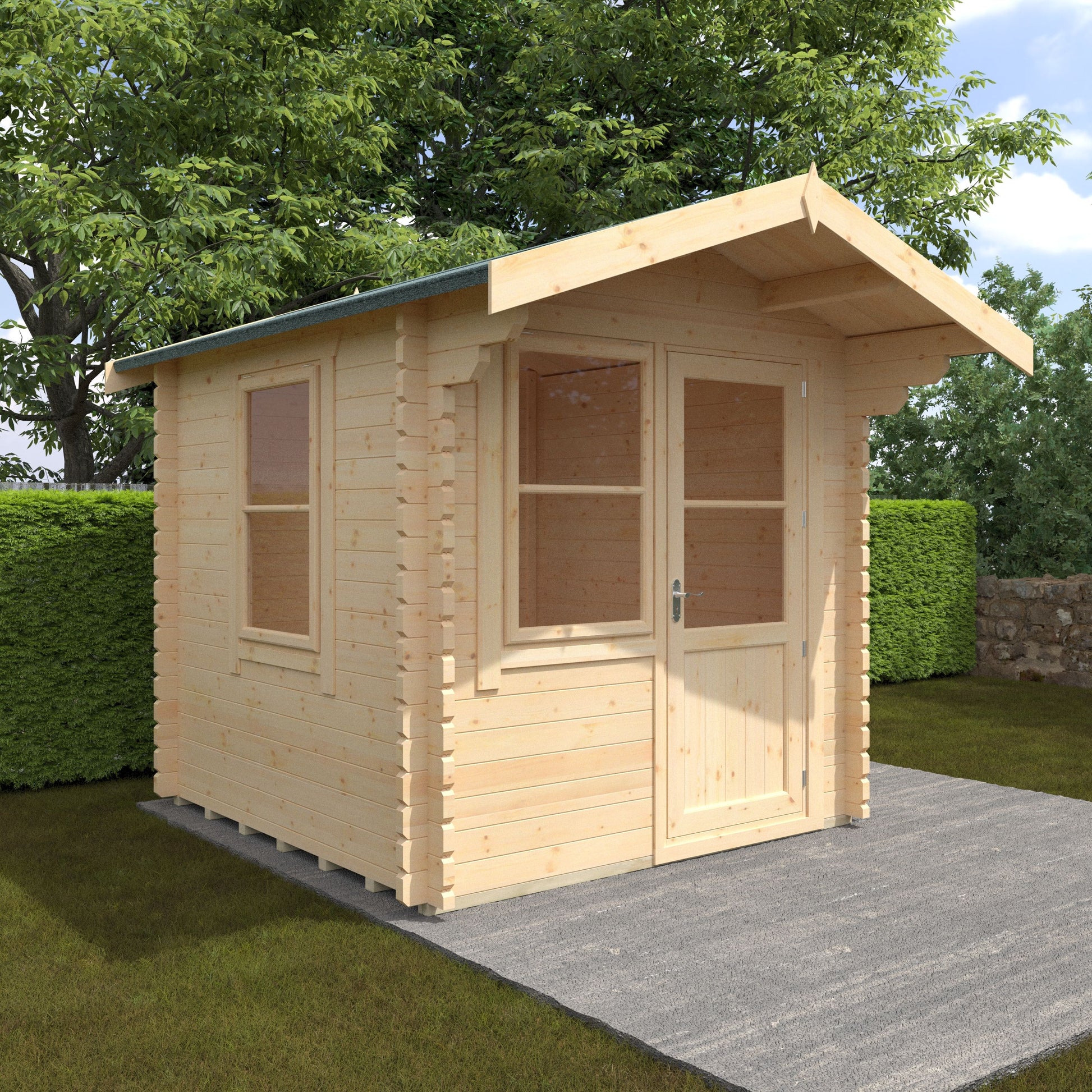 Carrington Log Cabin 44mm 8x8w