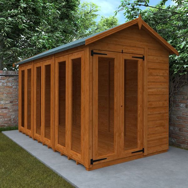 Full Pane Flex Apex Summerhouse 12x6