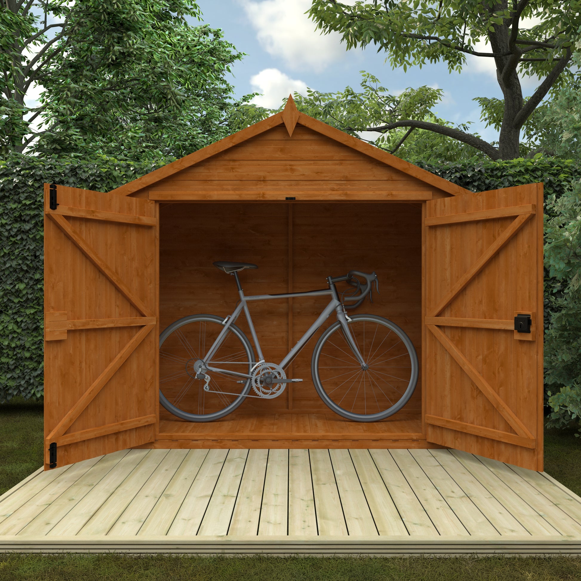 Apex Compact Shed Shiplap 4x7