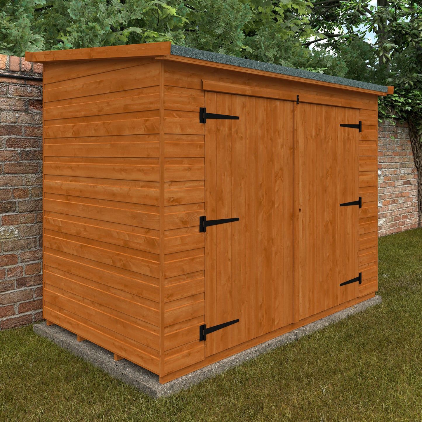 Pent Compact Shed Shiplap