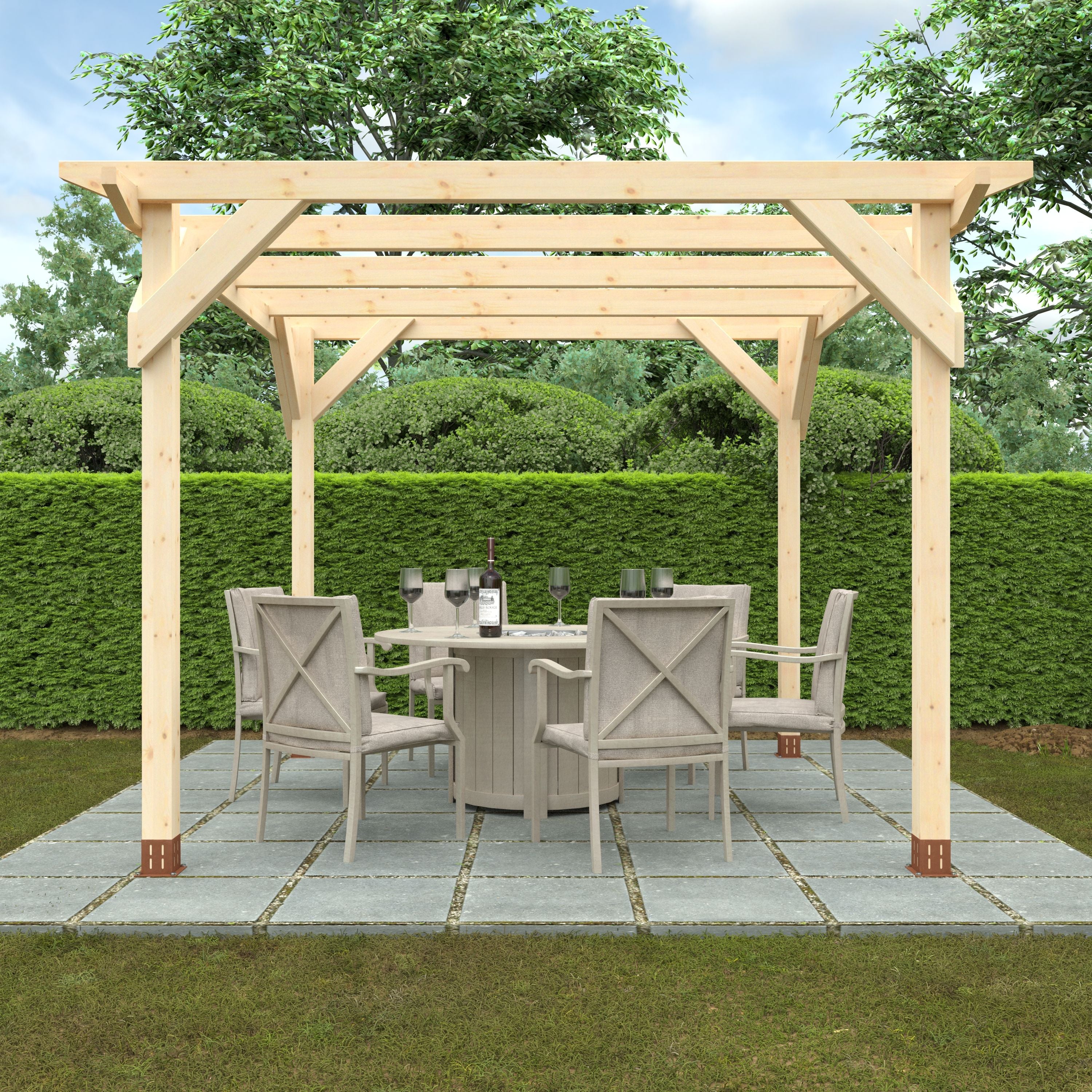 Garden Pergola 10x10w