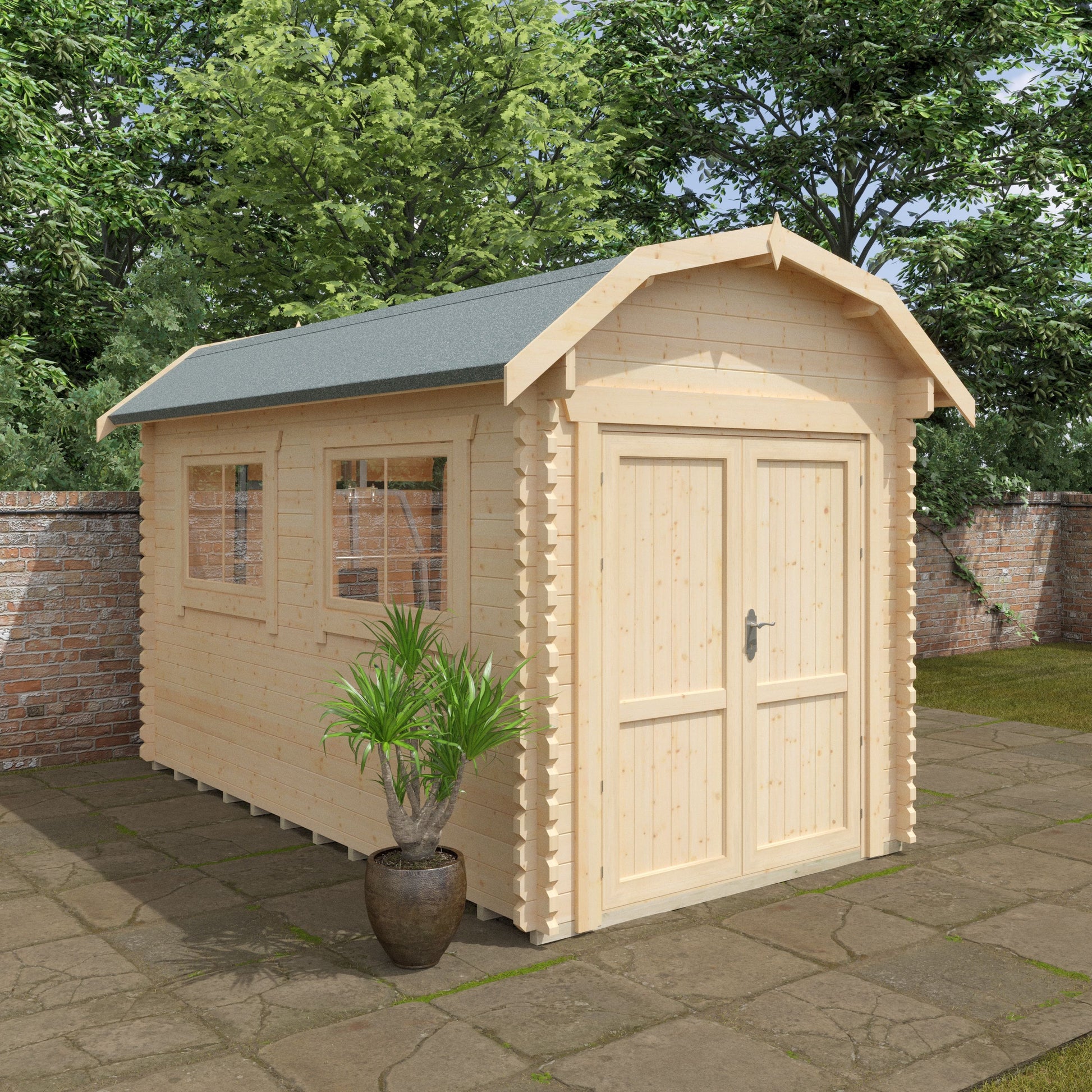 Aldford Barn Log Cabin  28mm 14x8w