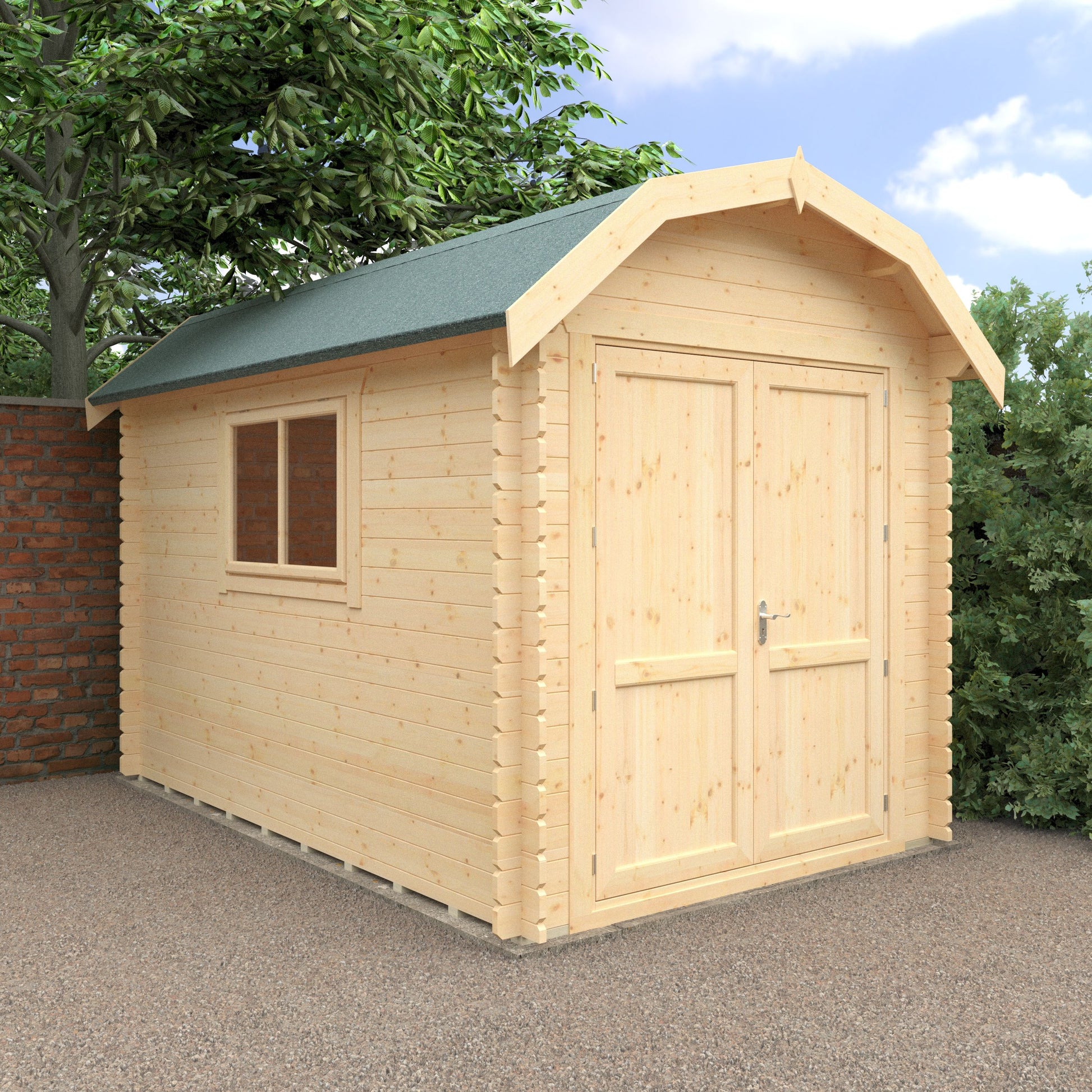 Aldford Barn Log Cabin  28mm 12x8w