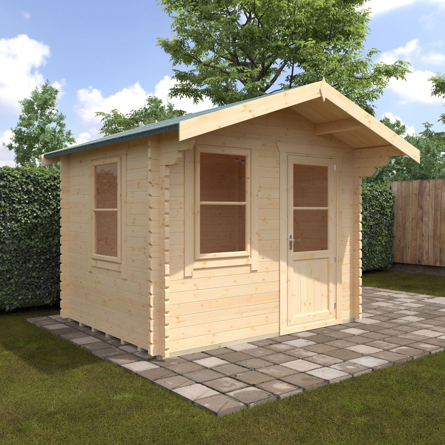 Carrington Log Cabin 44mm 8x10w